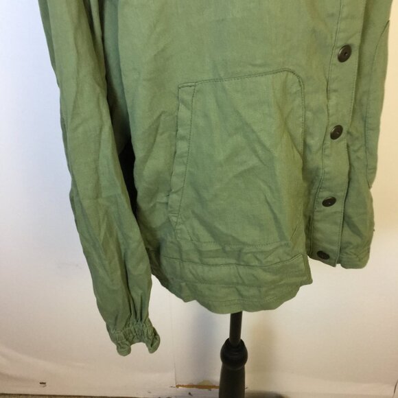 New! Supplies by Union Bay Larisa Jacket L Womans Greek Olive Snap Buttons - Picture 7 of 16